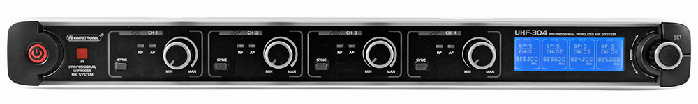OMNITRONIC UHF-300 Frontansicht